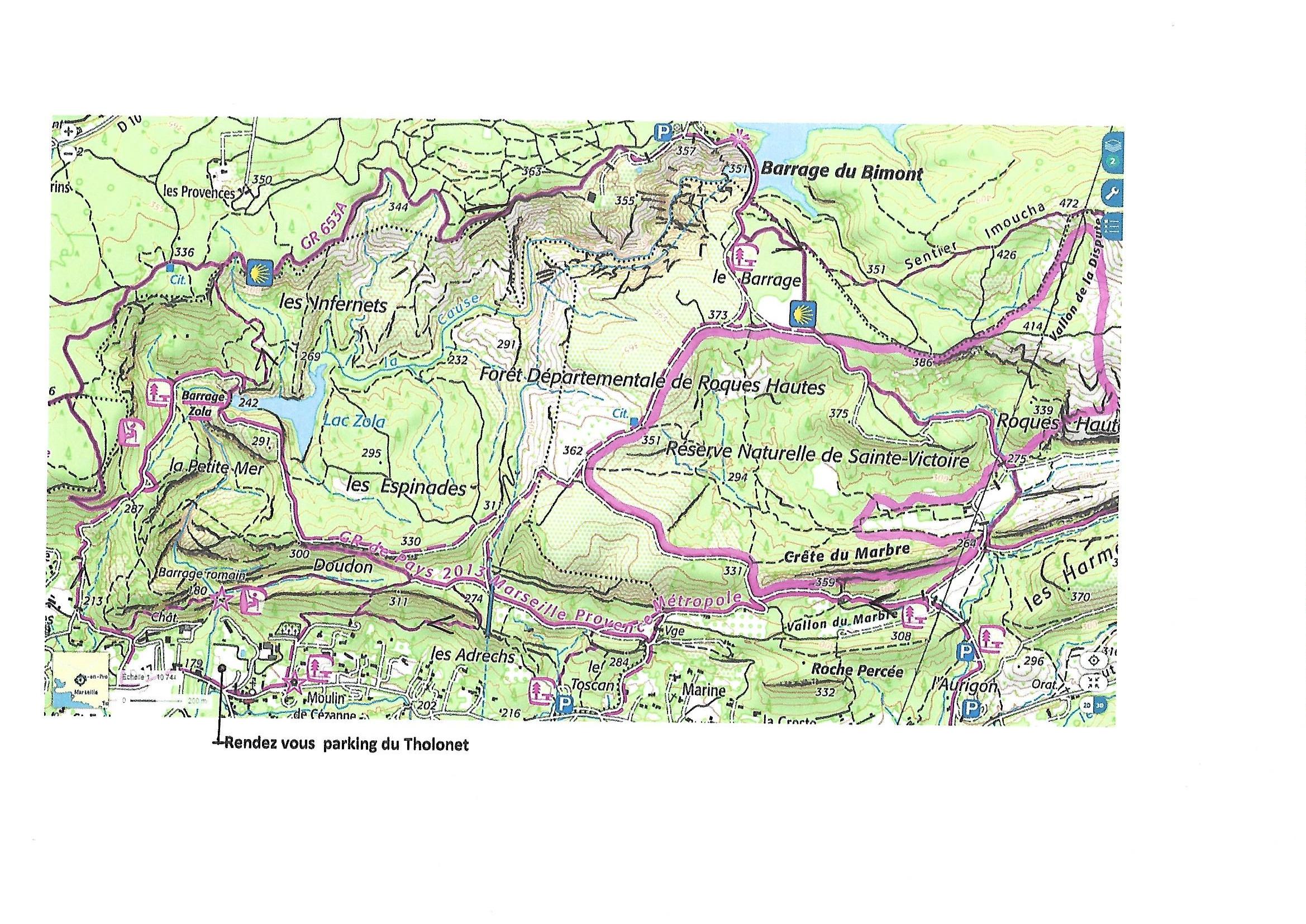 Randonnée dans la Sainte Victoire