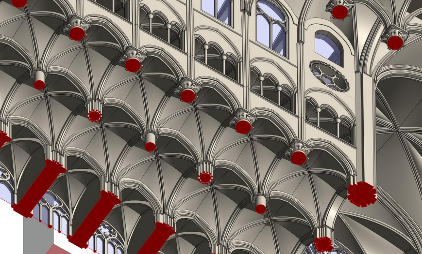 ©Art Graphique & Patrimoine - Maquette BIM Notre-Dame de Paris